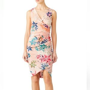 Nicole Miller floral Stephanie sheath dress size 0